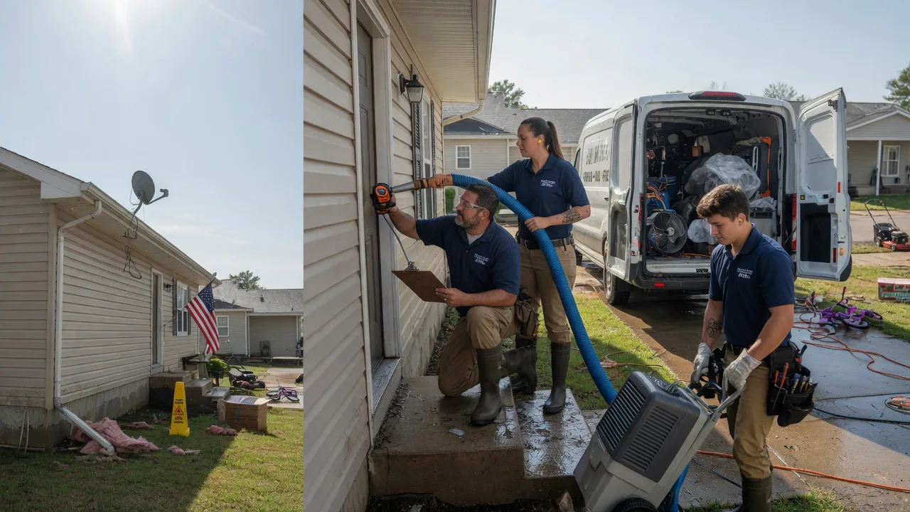Ceiling Water Damage Restoration in Waukau, WI near me